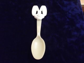 1991 Trix Cereal Rabbit Plastic Color Changing Spoon Made In Usa