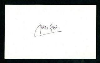 Dr Jonas Salk Polio Vaccine Signed Autographed 3 X 5 Index Card - Nm D.  1995