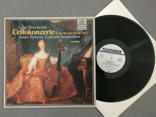 K032 Boccherini Cello Concertos No.  1 & 2 & 4 Bylsma Telefunken 6.  41197 Aq Stereo