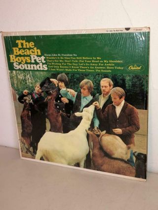The Beach Boys Pet Sounds Vinyl Lp 1966 Capitol T2458
