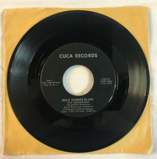 The Fendermen Mule Skinner Blues Cuca Records Private Wi Garage Rock 45 Rare