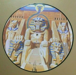 Iron Maiden Powerslave 1984 Picture Disc Album Emi Pressing