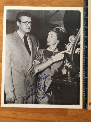 Noel Neill Lois Lane Hand Signed Autograph - Adventures Of Superman - W@w