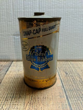Pabst Blue Ribbon Quart Cone Beer Can