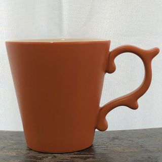 Tazo Burnt Orange Coffee Mug Cup 2012