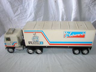 Vintage Nylint Truck Hauler Delivery Semi Rig Tractor Trailer Mr Goodwrench