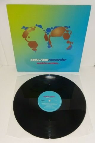 England Order World In Motion 1990 Factory Uk 1st Press 12 " - P/s