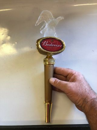 Budweiser Millennium 3 Sided Eagle Beer Tap Handle Ms