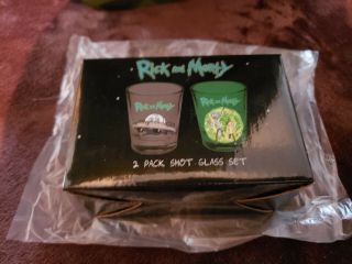 Rick And Morty 2 Pack Shot Glass Set