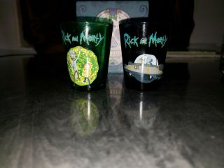 Rick and Morty 2 Pack Shot Glass Set 2