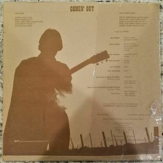 Dave Thomas - Comin ' Out Rare Private Press LP Country / Folk Rock Denton,  TX 2