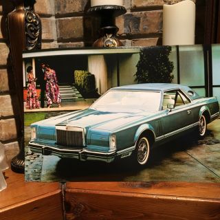 1979 Lincoln Continental Mark V Pucci Edition Elegant Luxury 12x18 Photo Poster