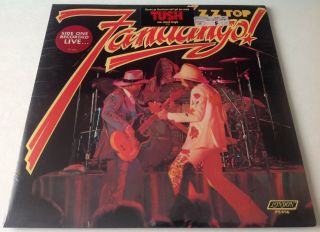 Zz Top Fandango W/ Orig Rare Hype Stickers 1975 London Rock Record Lp
