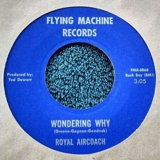 Royal Aircoach - Wondering Why/webs Of Love 45 Ma Garage Psych Strong Vg,