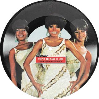 Supremes Diana Ross Motown 1960s Flexi - Disc Florence Ballard