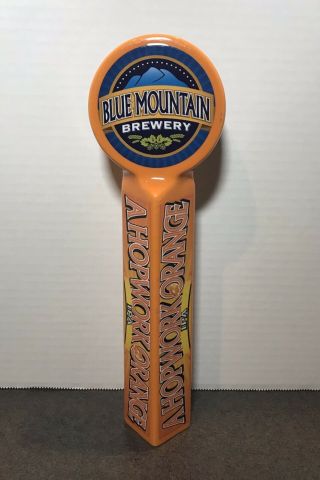 Blue Mountain Brewery Tap Handle Ahopwork Orange Ipa Craft Beer Keg Man Cave