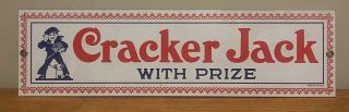 Cracker Jack Porcelain Sign Very Rare Find