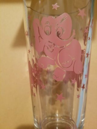 Vintage Libbey Cocktail Shaker Pink Elephant Glass 2