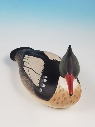Rare Royal Doulton Merganser Male Duck signed by Lem Ward (HN3518 2644) 3