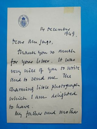 Fitzroy Maclean - Soldier - Eastern Approaches - James Bond - Autograph Letter