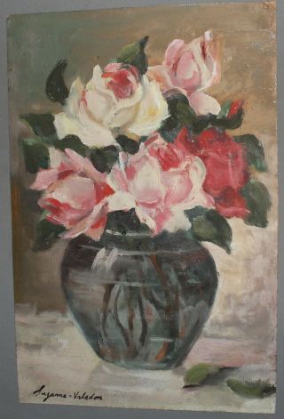 ANTIQUE FRENCH IMPRESSIONIST STILL LIFE OIL PAINTING SIGNED SUZANNE VALADON 2