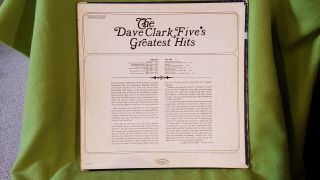 THE DAVE CLARK FIVE ' S GREATEST HITS LP Album (' 66) LN 24185 VG, 2