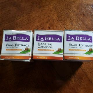 Labella Snail Extract 3 Boxes,  4 0z.  Cosmetic Gel