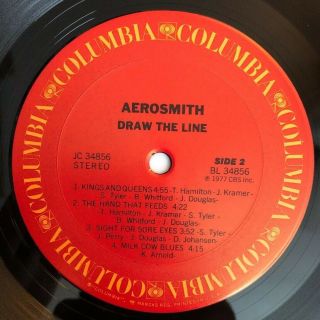 Aerosmith - Draw The Line - 1977 US 1st Press (NM -) Ultrasonic 5