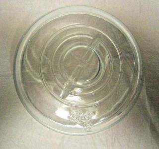 Ball 4 3/4 " Glass Lid For The Ideal Bail Type Jar