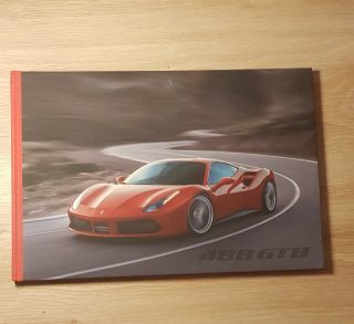 Ferrari 488 Gtb Hardcover Brochure