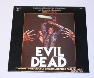 Evil Dead - Soundtrack Lp - Joseph Loduca 1984 Varèse Sarabande - Ex