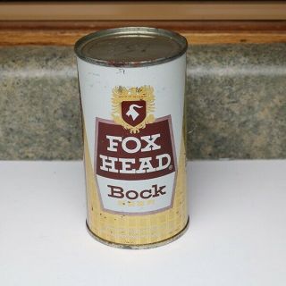 Fox Head Bock Beer Flat Top - Division Heileman Brewing,  Sheboygan