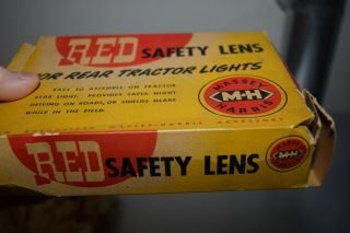antique MASSEY HARRIS safety lense tractor light 4