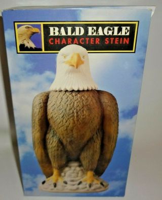 Vintage 1997 The American Bald Eagle Anheuser Busch Character Stein