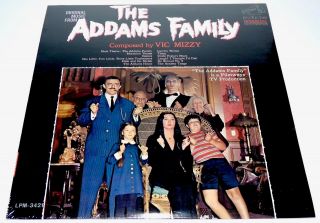 1965 The Addams Family Tv Mono Record Lp 1st Issue Vic Mizzy Owned