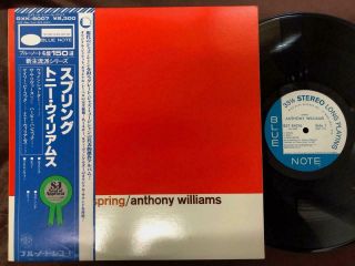 Anthony Williams Spring Blue Note Gxk 8007 Obi Stereo Japan Vinyl Lp