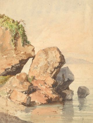 Margaret (daisy) George - Set Of Five Mid 19th Century Landscape Studies
