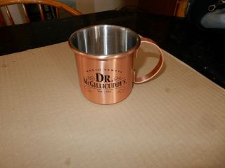 Dr.  McGillicuddy ' s Copper Moscow Mule Mug Drinking Cup 3