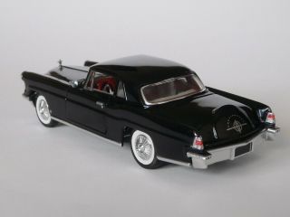 Franklin 1/43 Scale Model Car 1956 Lincoln Continental Mkiii - Black