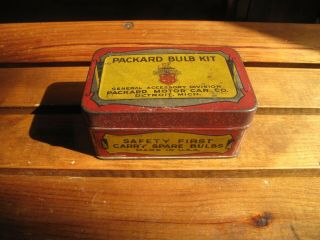 Vintage Packard Motor Car Spare Bulb Kit