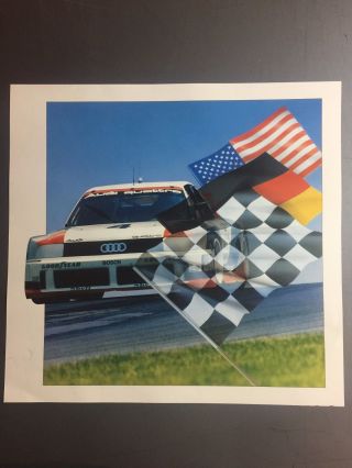 1989 / 1990 Audi 90 Quattro Sedan Print,  Picture,  Poster Rare Awesome L@@k