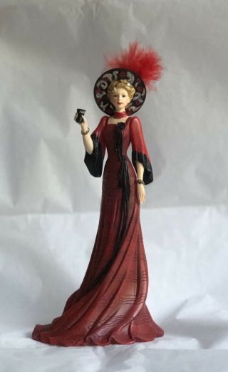 Lady Pause And Linger With Coca - Cola Elegance Col Hamilton Col Figurine