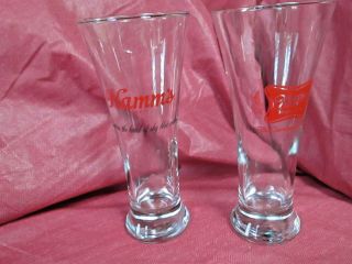 Two Tall Beer Glasses Hamm 