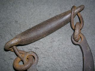 Rare Antique Dayton Brew Co.  Ice Tongs Hand Forged From Files 1800 ' s Brewery 8