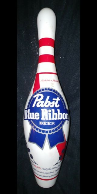 Pabst Blue Ribbon Bowling Pin Shape Beer Tap Handle