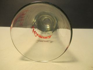 Hamms Beer Vintage Glass Clear Tall 7 