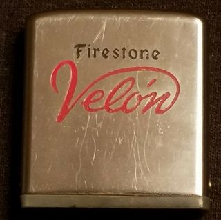 Firestone Velon Zippo Tape Measure / Rule Gas Oil Tire Advertising