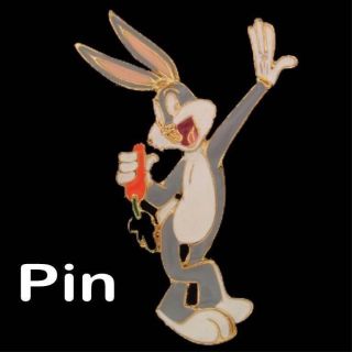 Pin Brooch Bugs Bunny Warner Bros Looney Tunes Wb Store Gold Enamel 4516