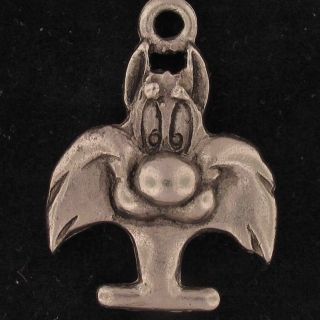 Charm Sylvester Cat Warner Bros Looney Tunes Wb Store Antique Pewter Head 5090