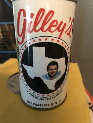 Autographed/signed From Mickey Gilley’s “gilleys” Beer Can